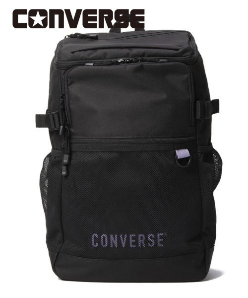 CONVERSE(コンバース)/CONVERSE SQUARE BIG BACK PACK / 新生活 通勤 通学 大容量/ラベンダー