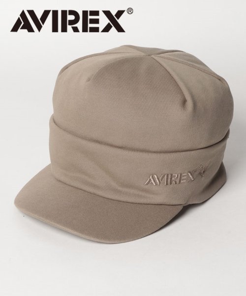AVIREX(AVIREX)/AVIREX スウェットオスロキャップ/ブラウン