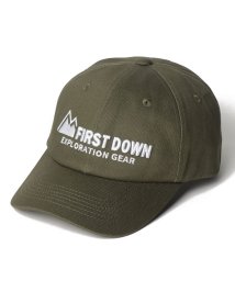FIRST DOWN(ファーストダウン)/FIRST DOWN BIGロゴ刺繍/カーキー