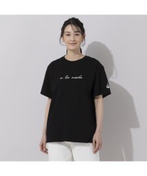 PISANO(ピサーノ)/【ＨＡＰＰＹ　ＦＡＣＥ】エマちゃんロゴＴシャツ/ブラック