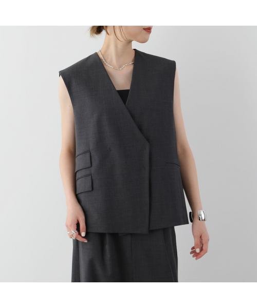 IHATOV(イーハトーヴ)/IHATOV ベスト Summer wool gillet IH05－24SS－37203/グレー