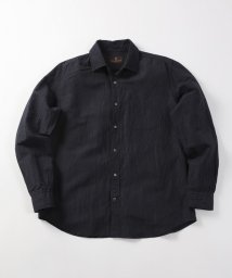 DISTINCTION MEN'S BIGI(ディスティンクションメンズビギ)/リネン×コットンシャツ made in japan/ネイビー