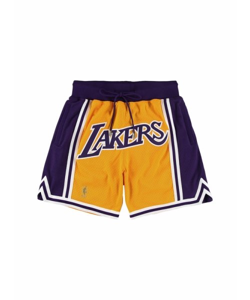 Mitchell & Ness(ミッチェルアンドネス)/ジャスト・ドン レイカーズ 7インチ ショーツ NBA JUST DON BLUE 7 INCH SHORTS LAKERS/YELLOW