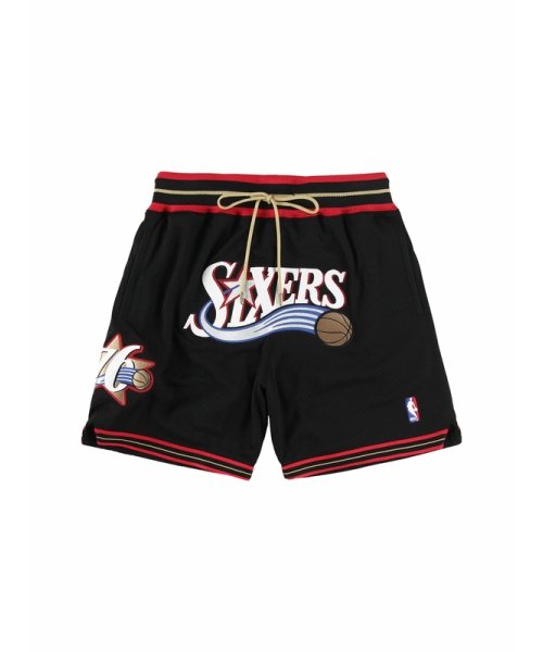 ジャスト・ドン シクサーズ 7インチ ショーツ NBA JUST DON 7 INCH SHORTS 76ERS 