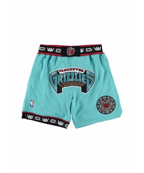 Mitchell & Ness(ミッチェルアンドネス)/ジャスト・ドン グリズリーズ 7インチ ショーツ NBA JUST DON 7 INCH SHORTS GRIZZLIES/TURQUOISE