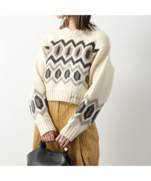 GANNI(ガニー)/GANNI セーター Chunky Graphic Wool Cropped K2011 K2042 2633/その他系1