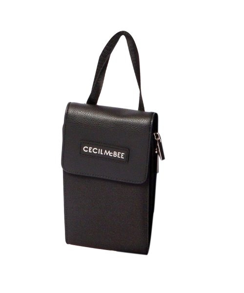 CECIL McBEE(セシルマクビー)/セシルマクビー CECIL McBEE ショルダーポーチ スマホショルダー 財布 スマートフォン 携帯 レディース 斜めがけ STYLISH POUCH SER/ブラック