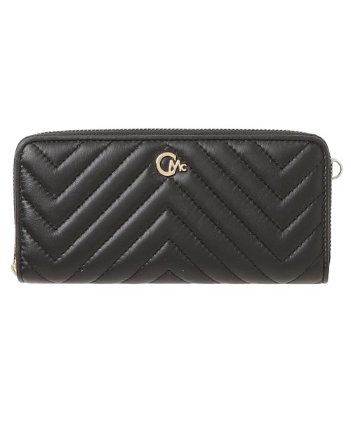 CECIL McBEE(セシルマクビー)/セシルマクビー CECIL McBEE 財布 長財布 レディース ラウンドファスナー キルト QUILT WALLET ブラック ベージュ 黒 CM122092/ブラック