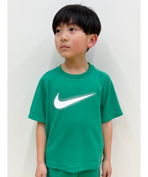 NIKE(ナイキ)/キッズ(105－120cm) Tシャツ NIKE(ナイキ) NKB B NK DRI－FIT ADP HBR TOP/GREEN