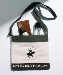 BEVERLY HILLS POLO CLUB(ビバリーヒルズポロクラブ)/【BEVERLY HILLS POLO CLUB】ポロキャンバスショルダー BHC002/ホワイト系その他