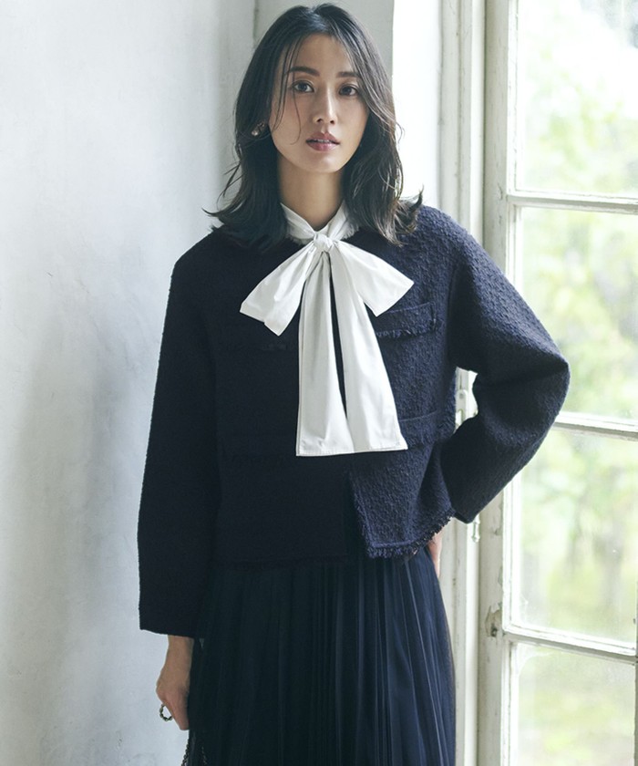 【VERYコラボ 】ファンシーツイード ジャケット VERYコラボ 】ファンシーツイード ジャケット(505919795)｜阪急百貨店