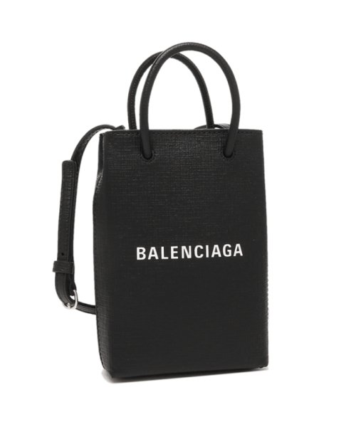 BALENCIAGA(バレンシアガ)/バレンシアガ ショルダーバッグ ハンドバッグ ロゴ ブラック レディース BALENCIAGA 7577730 AI2N 1000/その他