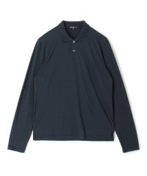 JAMES PERSE(JAMES PERSE)/ラックスロータス ロングスリーブポロシャツ MELJ3347/68ネイビー