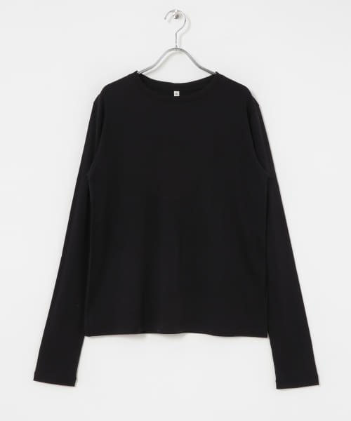 URBAN RESEARCH(アーバンリサーチ)/HAKUJI　Tencel cotton Long－sleeve Pullover/BLACK