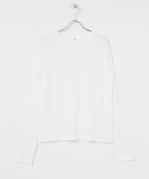 URBAN RESEARCH(アーバンリサーチ)/HAKUJI　Tencel cotton Long－sleeve Pullover/WHITE