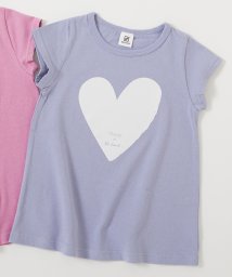 devirock(デビロック)/デビラボ プリントチュニックTシャツ 子供服 キッズ ベビー 女の子 トップス 半袖Tシャツ Tシャツ /ブルー系1