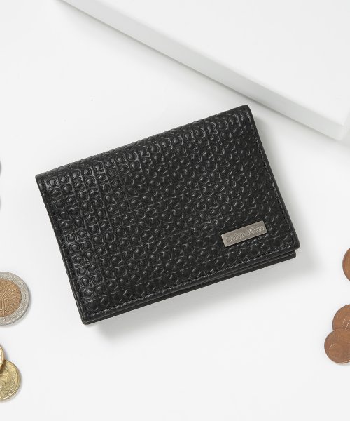【Calvin Klein / カルバンクライン】CARD CASE ワンポイント レザー カードケース 父の日 ギフト プレゼント 贈り物 名刺入れ 人気・おすすめ｜使いやすい・旅行におすすめ 品質保証 全国発送 正規品・日本国内発送・安心保証付き