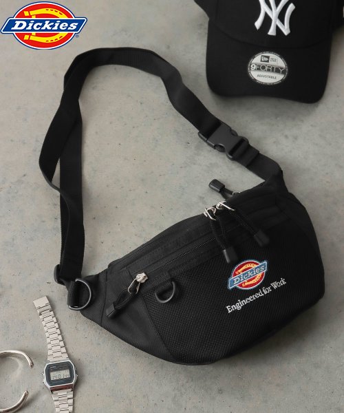 Dickies(Dickies)/Dickies EFW MESH PKT WAIST BAG/ブラック