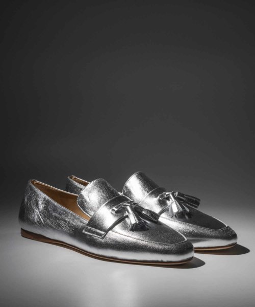 【FABIO RUSCONI/ファビオルスコーニ】アーモンドトゥタッセルローファー 