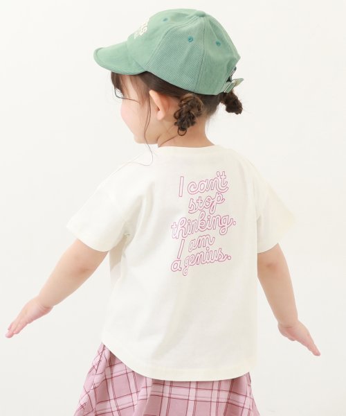 devirock(デビロック)/デビラボ ガールズ プリント半袖Tシャツ 子供服 キッズ ベビー 女の子 トップス 半袖Tシャツ Tシャツ /オフホワイト系1