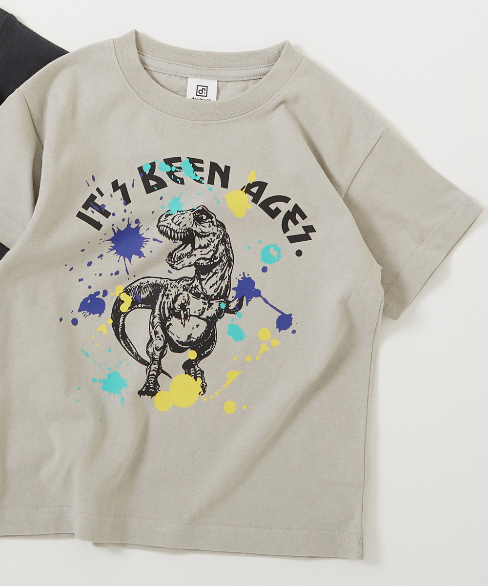 デビラボ BOXシルエット プリント半袖Tシャツ 子供服 キッズ ベビー 男の子 女の子 トップス 半袖Tシャツ Tシャツ