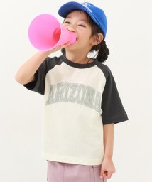 devirock/デビラボ ラグラン プリント半袖Tシャツ 子供服 キッズ 男の子 女の子 トップス 半袖Tシャツ Tシャツ /505917597