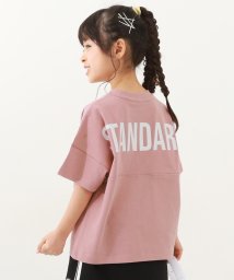 devirock/STANDARD バックロゴプリント 半袖Tシャツ 子供服 キッズ ベビー 男の子 女の子 トップス 半袖Tシャツ Tシャツ /505917598