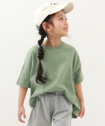 devirock(デビロック)/無地 ビッグシルエット 半袖Tシャツ 子供服 キッズ ベビー 男の子 女の子 トップス 半袖Tシャツ Tシャツ /クリーム