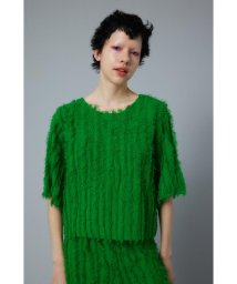 HeRIN.CYE/Fringe 2way knit tops/505920276