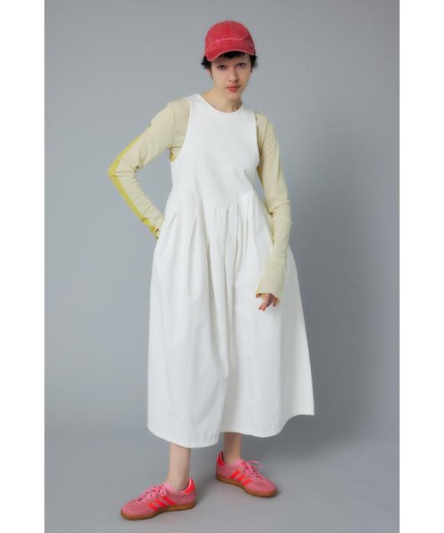 HeRIN.CYE(ヘリンドットサイ)/Box pleats dress/WHT