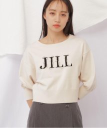 JILL by JILL STUART(ジル バイ ジル スチュアート)/ロゴジャガードビジューニット/エクリュ1