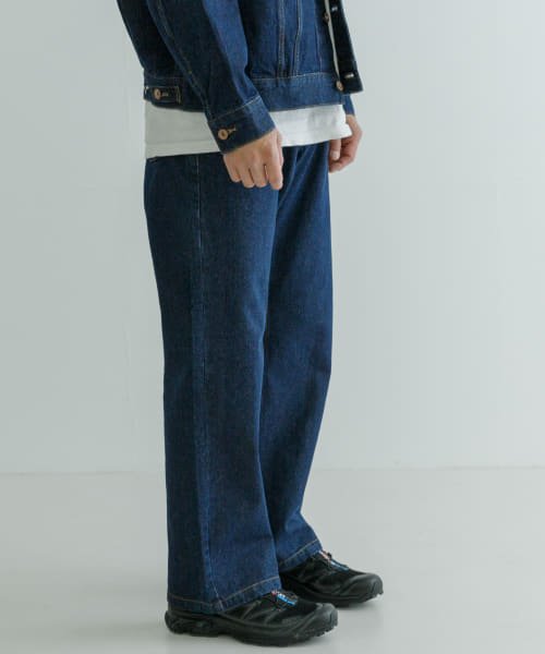 URBAN RESEARCH(アーバンリサーチ)/URBAN RESEARCH iD　WIDE FIT DENIM PANTS/インディゴ