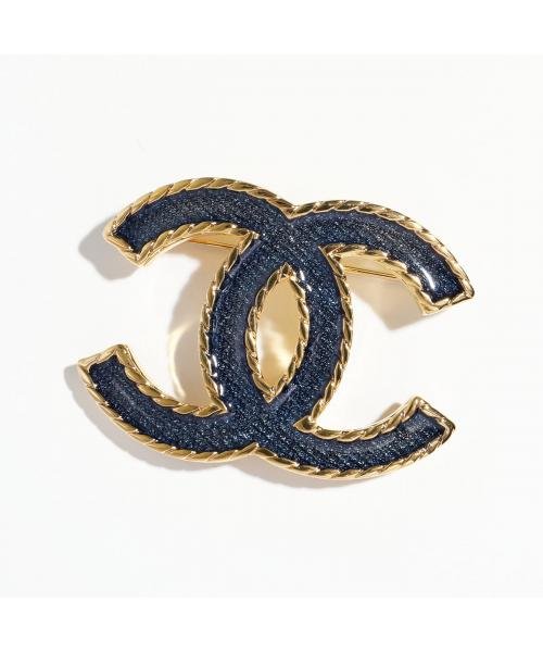 CHANEL ブローチ ABC726 B15375 ココマーク メタル - 激安銀座