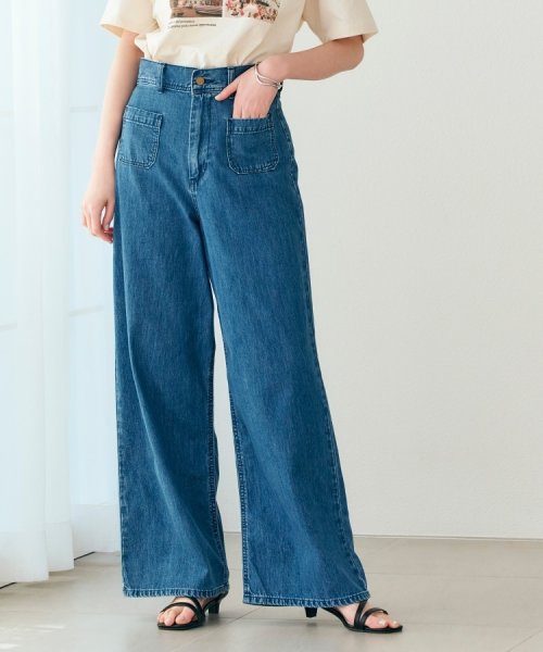 grove(グローブ)/【Lee×grove別注】DENIM MARINE PANTS/ブルー（092）