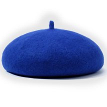 BACKYARD FAMILY(バックヤードファミリー)/ウールベレー帽 blm017/ブルー系1