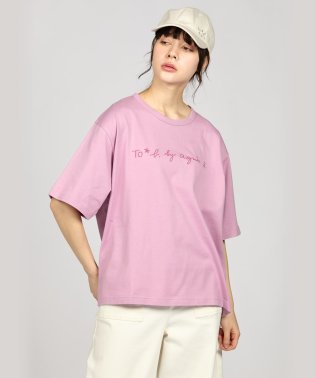 To b. by agnes b./WM40 TS ロゴ ボーイズシルエット Ｔシャツ/505789371