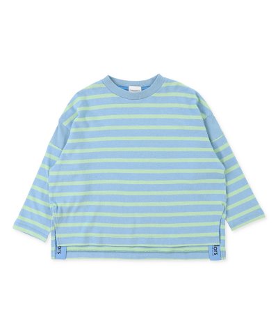 ボーダーサイドスリット WIDE Tシャツ