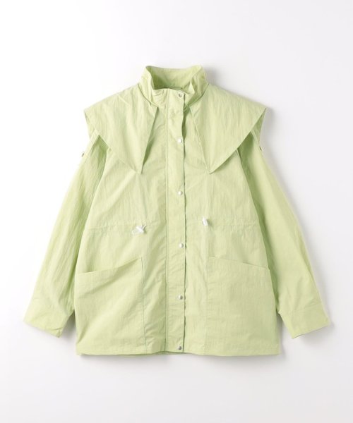 green label relaxing （Kids）(グリーンレーベルリラクシング（キッズ）)/TJ トレンチテイスト ブルゾン － はっ水 － 140cm－160cm/LIME