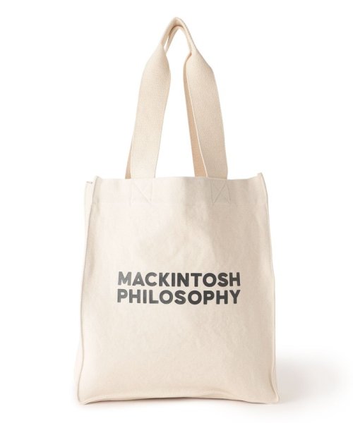 MACKINTOSH PHILOSOPHY(マッキントッシュ フィロソフィー)/GREY LABEL ボールドロゴトート/チャコールグレー