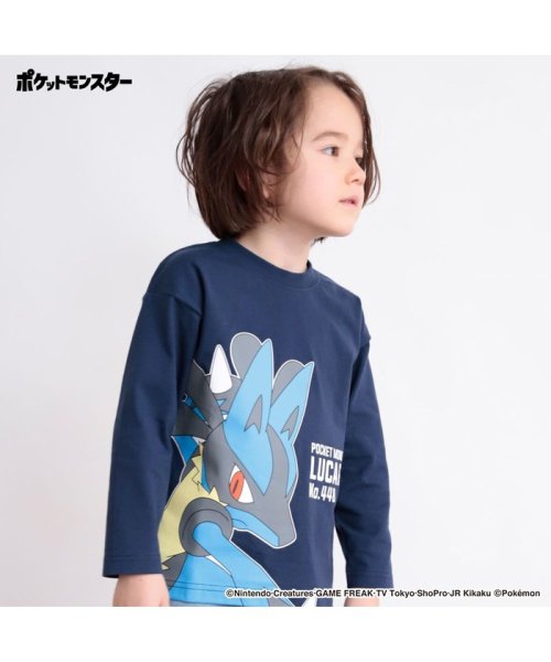 BRANSHES(ブランシェス)/【Pokemon/ポケットモンスター（ポケモン）】　ロンT　長袖Tシャツ/3