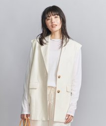 BEAUTY&YOUTH UNITED ARROWS/シャークスキン テーラードカラーベスト/505910479