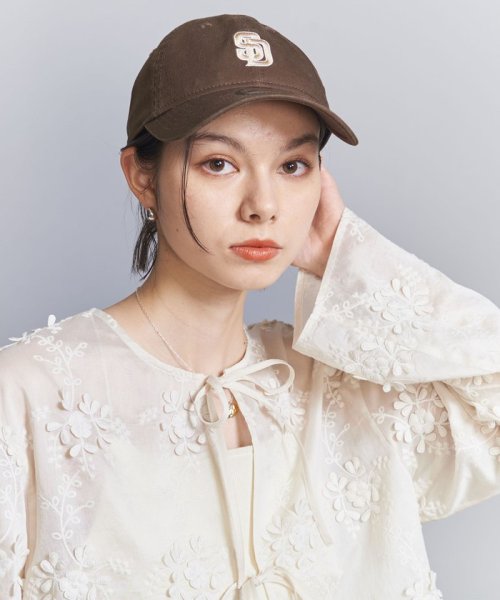 BEAUTY&YOUTH UNITED ARROWS(ビューティーアンドユース　ユナイテッドアローズ)/【別注】＜NEW ERA＞コットン ツイル ロゴキャップ/OLIVE