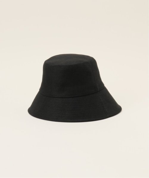NOBLE(ノーブル)/【LA MAISON DE LYLLIS】LINEN POT HAT/ブラック