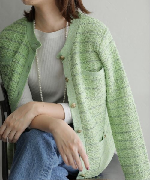 【セットアップ対応商品】ニットツィードジャケット 身長