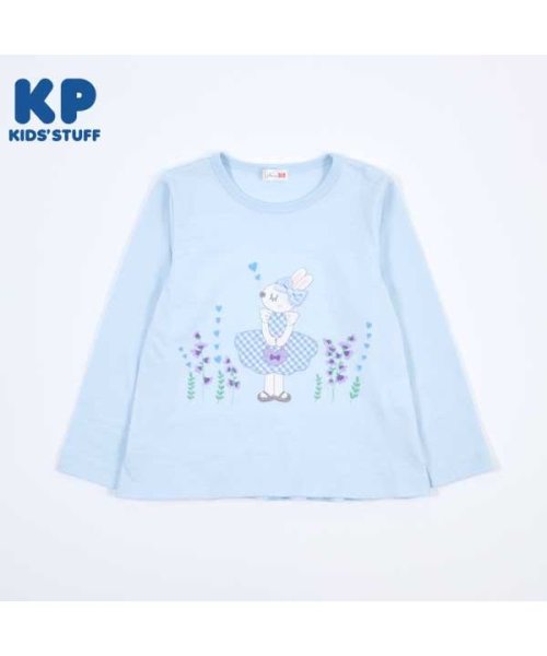 KP(ケーピー)/KP(ケーピー)スイートピーmimiちゃんの長袖Tシャツ(100～130)/ブルー