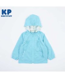 KP(ケーピー)/KP(ケーピー)mimiちゃんの花×リボン柄リバーシブルウィンドブレーカー(100～130)/ブルー