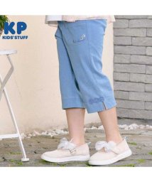 KP/KP(ケーピー)裾花レースのストレッチデニム6分丈パンツ(110～130)/505921560