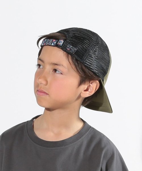 SHOO・LA・RUE(Kids) (シューラルーキッズ)/デザインテープメッシュCAP/グリーン（024）