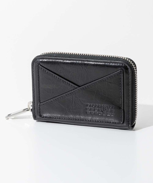 MM6 Maison Margiela(MM６　メゾンマルジェラ)/エムエム6 MM6 SA6UI0016 P6445 レディース 財布 ミニ財布 JAPANESE 6 SLG － ZIP WALLET メゾンマルジェラ Mai/ブラック