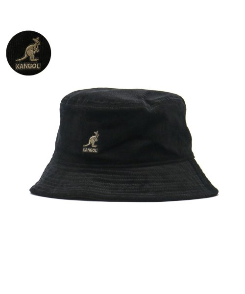 KANGOL(KANGOL)/カンゴール バケットハット 大きいサイズ KANGOL 帽子 バケハ コーデュロイ 洗える CORD BUCKET 107－169012 233－069625/ブラック